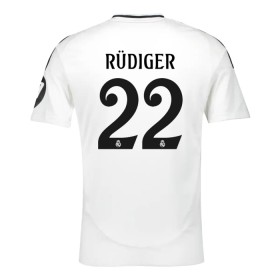 Real Madrid Rudiger 22 Hjemmedrakt 2024-25 Kortermet